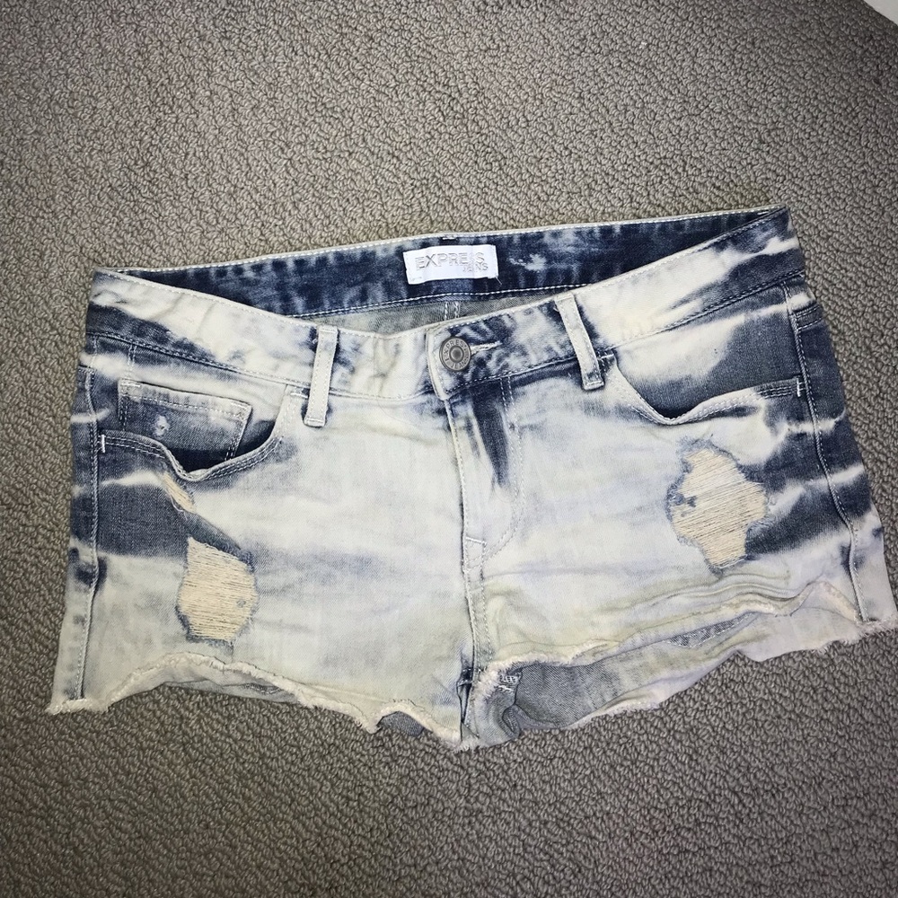 Express jean shorts